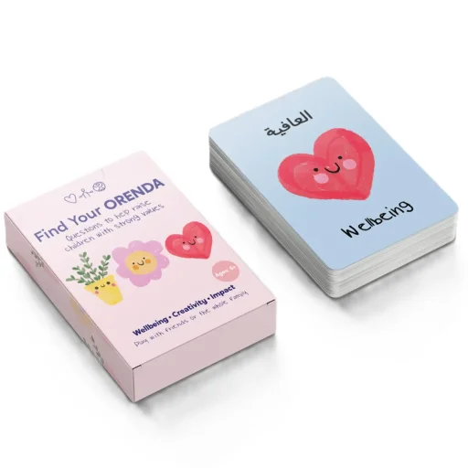 بطاقات فايند يور أوريندا - أسئلة للمساعدة في تربية أطفال بقيم قوية Find Your Orenda Cards - Questions to Help Raise Children with Strong Values