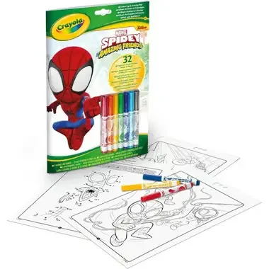 كرايولا دفتر تلوين وأنشطة - مارفل سبايدي وأصدقائه المذهلين Crayola Color & Activity Pad - Marvel Spidey and His Amazing Friends