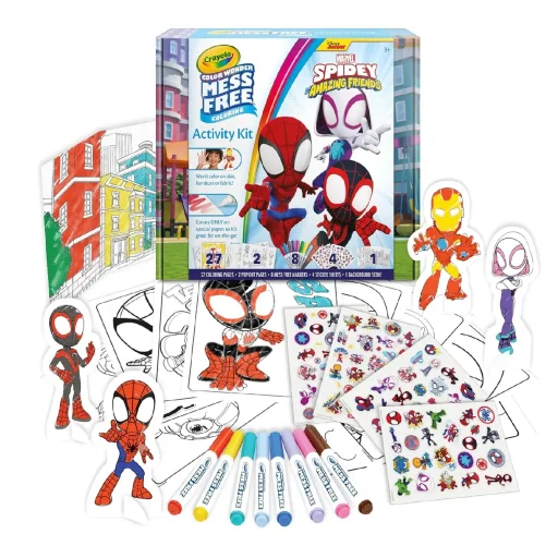 مجموعة أنشطة كرايولا كولور وندر - مارفل سبايدي وأصدقاؤه المذهلون Crayola Color Wonder Activity Set - Marvel Spidey and His Amazing Friends