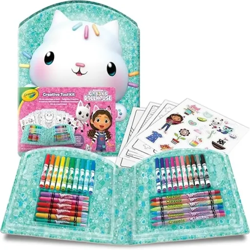كرايولا مجموعة أدوات إبداعية - بيت دمى غابي Crayola Creative Tool Kit - Gabby's Dollhouse