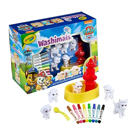 مجموعة أنشطة كرايولا واشيمالز حيوانات أليفة - باو باترول Crayola Washimals Pets Activity Set - PAW Patrol