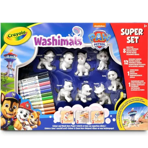 مجموعة كرايولا واشيمالز سوبر - باو باترول Crayola Washimals Super Set - PAW Patrol