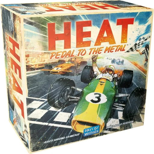لعبة لوحية هيت: بيدال تو ذا ميتال Heat: Pedal to the Metal Board Game