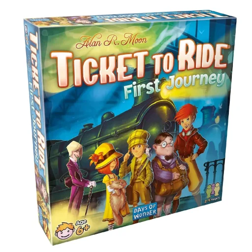 لعبة لوحية تيكيت تو رايد: الرحلة الأولى Ticket to Ride: First Journey Board Game
