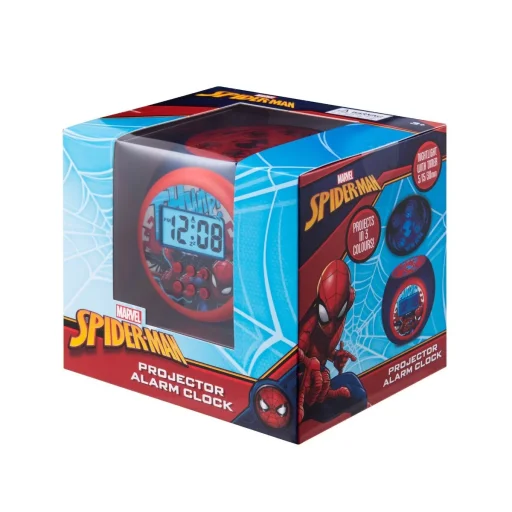 أو تي إل تكنولوجيز ساعة منبه بروجيكتور مارفل سبايدرمان OTL Technologies Marvel Spider-Man Projector Alarm Clock
