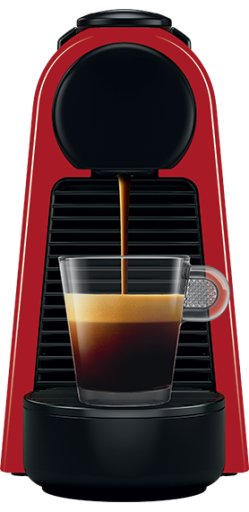 ماكينة قهوة نسبريسو أوريجينال إسينزا ميني D30 - أحمر Nespresso Essenza Mini D30 Original Coffee Machine - Red