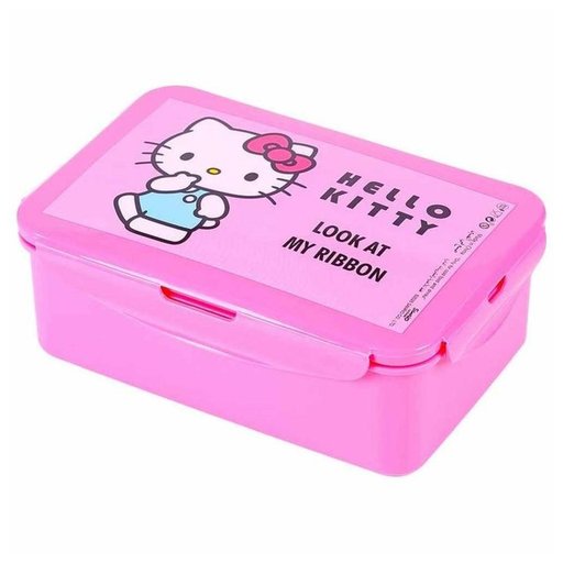 سانريو هيلو كيتي انظر إلى شريطتي علبة غداء - Tbt25Reg201 Sanrio Hk Look At My Ribbon Lunch Box - Tbt25Reg201