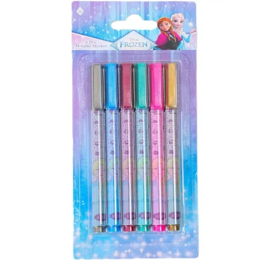 ديزني فروزن اعثري على قدرك طقم أقلام تحديد بألوان معدنية من 6 قطع - Tbt25Reg176 Disney Frozen Find Your Destiny Metallic Marker 6Pc Set - Tbt25Reg176