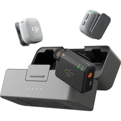 دي جيه آي مايك ميني 2 (2 جهاز إرسال + 1 جهاز استقبال قياسي + علبة شحن) DJI Mic Mini 2 (2 TX + 1 Standard RX + Charging Case)