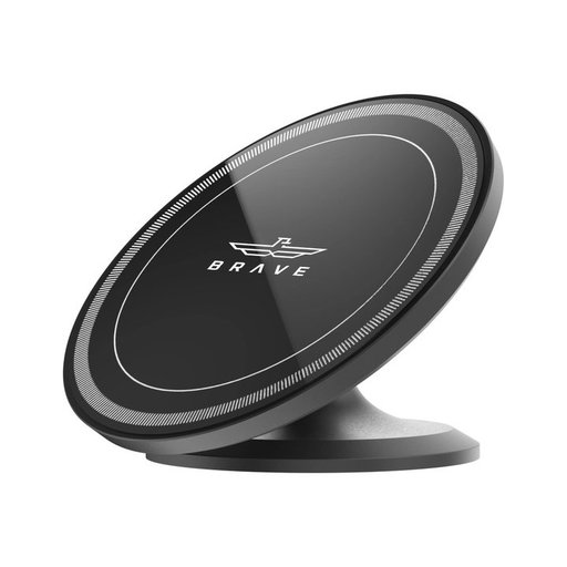 بريف حامل هاتف مغناطيسي N52 للسيارة - أسود (BHL-59B) Brave N52 Magnetic Car Phone Mount - Black (BHL-59B)
