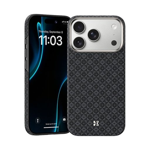بينكس ArmorGrid Air C1 600D كفر من الكيفلار لـ ايفون 18 Pro Max / 17 Pro Max - أسود Benks ArmorGrid Air C1 600D Kevlar Case for iPhone 18 Pro Max / 17 Pro Max - Black