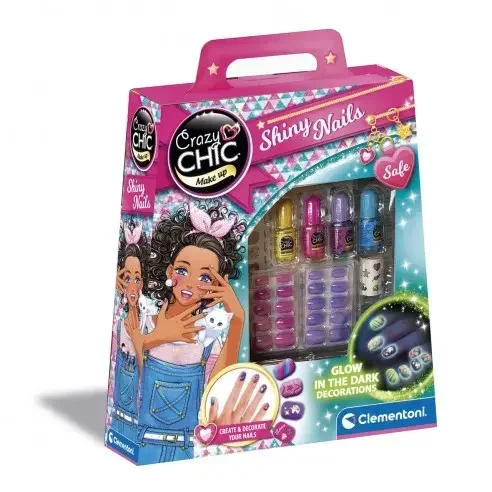 كليمينتوني كريزي شيك أظافر تضيء في الظلام () -K Clementoni Crazy Chic Nail Glow In The Dark () -K