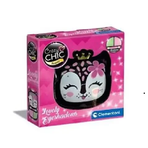 كليمينتوني كريزي شيك عرض ظلال عيون حيوانات لافلي Clementoni Crazy Chic Display Lovely Animals Eyeshadows