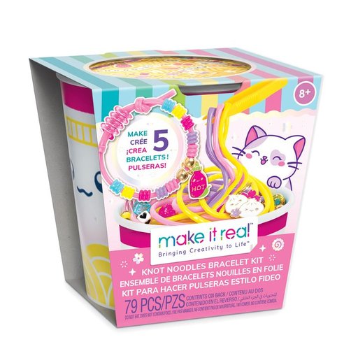 ميك إت ريل مجموعة أساور نوت نودلز Make It Real Knot Noodles Bracelet Kit