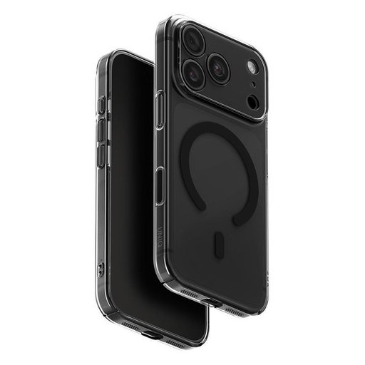 يونيك AirSuit MagClick كفر لهاتف ايفون 18 Pro - دخاني لامع UNIQ AirSuit Magnetic Hybrid Case for iPhone 18 Pro - Glossy Smoke