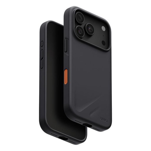 يونيك لينو ماج كليك حافظة هجينة لآيفون 18 برو (6.3 بوصة) - رمادي فحمي UNIQ Lino Magnetic Hybrid Case for iPhone 18 Pro - Charcoal Gray
