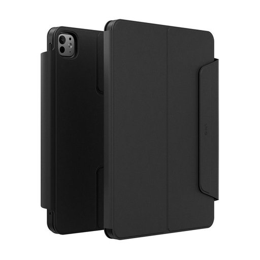 يونيك Rovus SnapMount كفر مغناطيسي قابل للفصل يدور 360° لـ ايباد Pro 13 إنش (M4–M5) - أسود دالاس UNIQ Rovus SnapMount Magnetic 360° Rotating Detachable Case for iPad Pro 0.3302 m (M4–M5) - Dallas Black