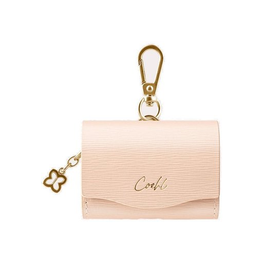 يونيك Coehl Mirelle كفر محفظة لـ ايربودز Pro - وردي صدفي UNIQ COEHL Mirelle Wallet Case with Magnetic Flap for AirPods Pro / Pro 2 / Pro 3 - Shell Pink