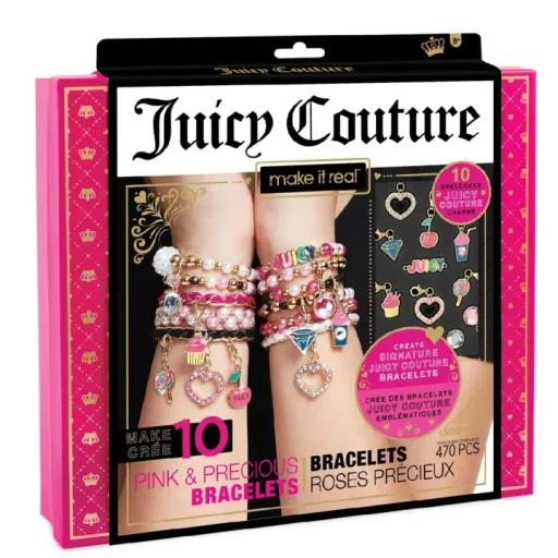 ميك إت ريل جوسي كوتور أساور وردية وثمينة Make It Real Juicy Couture Pink And Precious Bracelets