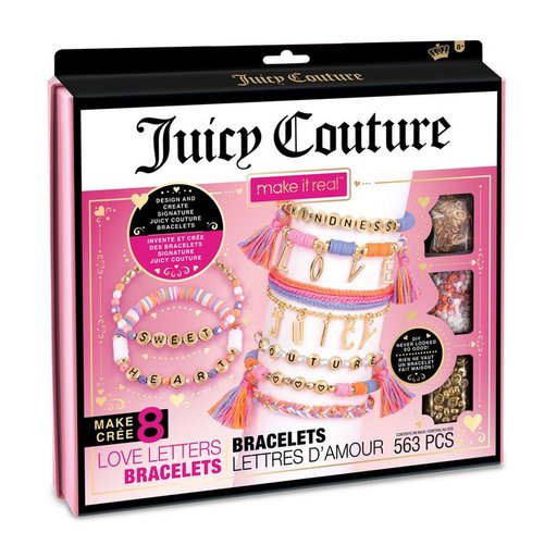 ميك إت ريل جوسي كوتور أساور رسائل حب Make It Real Juicy Couture Love Letters Bracelets