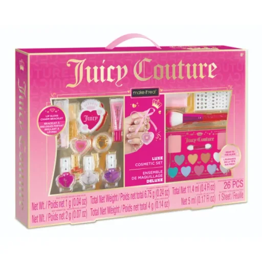 ميك إت ريل جوسي كوتور مجموعة مستحضرات تجميل لوكس Make It Real Juicy Couture Luxe Cosmetic Set
