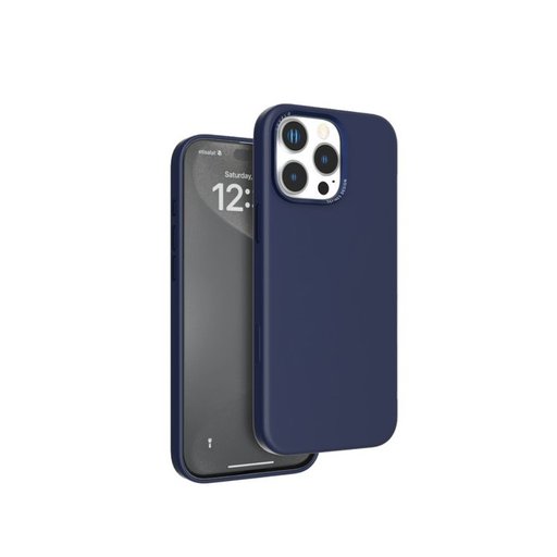 ليڤيلو Iris كفر من السيليكون السائل بتقنية MagSafe لهاتف ايفون 16 Pro Max - أزرق Levelo Iris MagSafe Liquid Silicone Case for iPhone 16 Pro Max - Blue