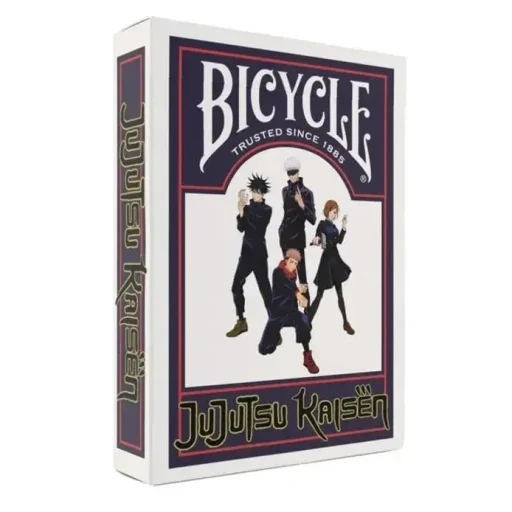 أوراق لعب بايسيكل - جوجوتسو كايسن | إصدار الأنمي، ورق لعب قياسي | 52 ورقة Bicycle Playing Cards - Jujutsu Kaisen | Anime Edition Standard Deck | 52 Cards
