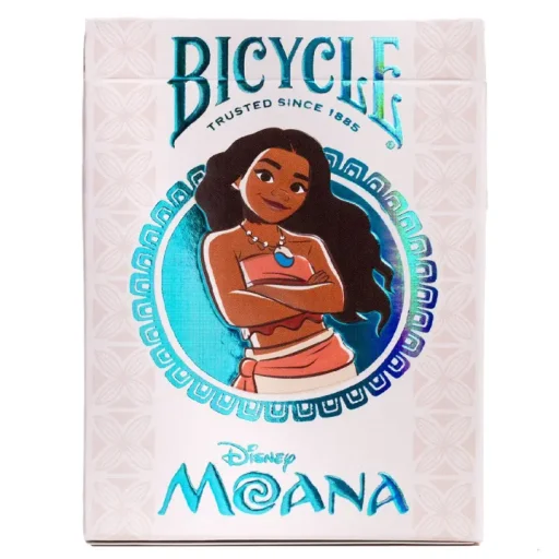 أوراق لعب بايسيكل - موانا ديزني | ورق لعب قياسي برسومات توضيحية | 52 ورقة Bicycle Playing Cards - Disney Moana | Illustrated Standard Deck | 52 Cards