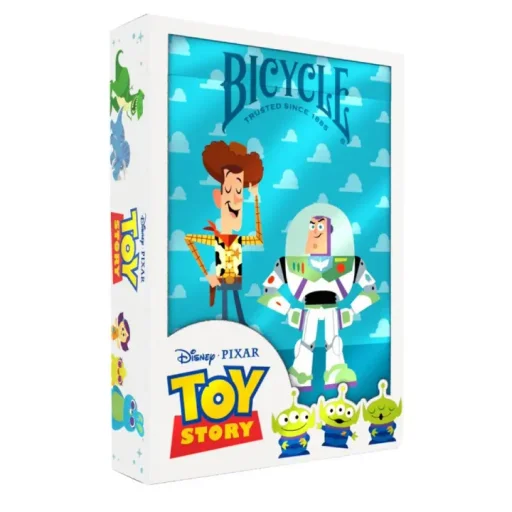 أوراق لعب بايسيكل - حكاية لعبة ديزني | ورق لعب قياسي برسومات توضيحية | 52 ورقة Bicycle Playing Cards - Disney Toy Story | Illustrated Standard Deck | 52 Cards