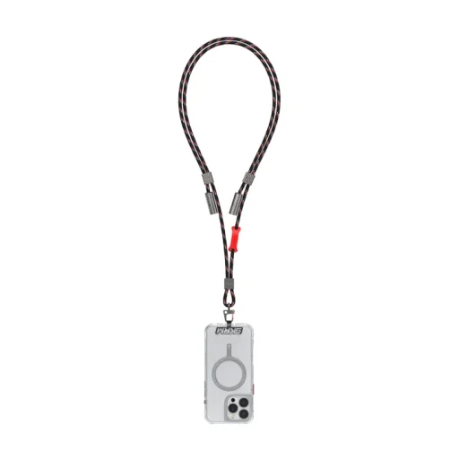 سكينارما داينو في إي 2 في 1 حبل وكابل شحن سي إلى سي - أوبسيديان Skinarma DYNO VE 2-IN-1 Lanyard And Charging Cable C To C - Obsidian