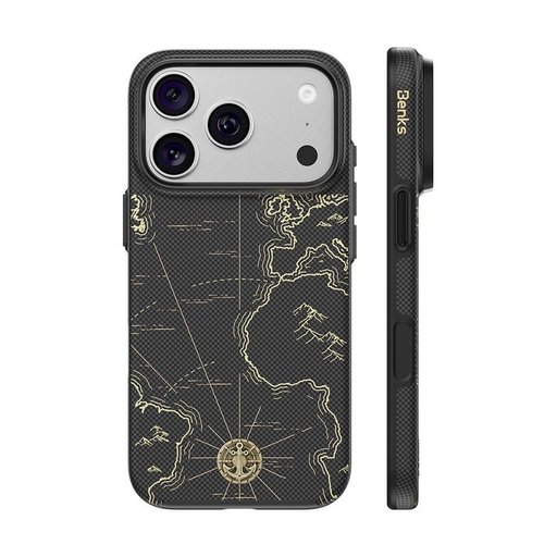بينكس ArmorEdge X1 Air Navigator كفر من الكيفلار لـ ايفون 18 Pro Max / 17 Pro Max - أسود Benks ArmorEdge X1 Air Navigator Kevlar Case for iPhone 18 Pro Max / 17 Pro Max - Black