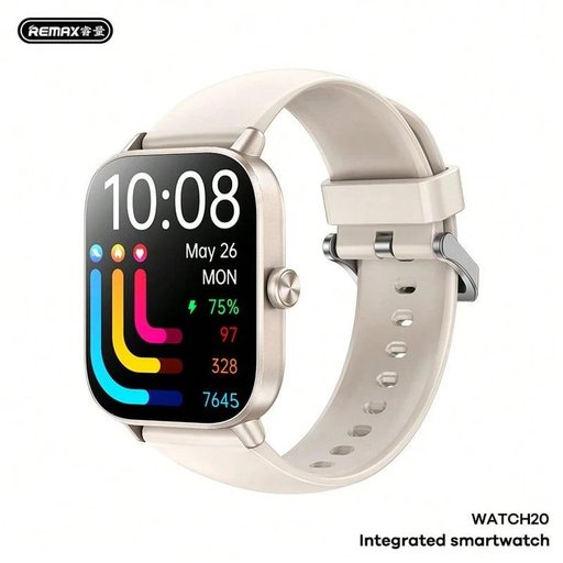 ساعة ذكية Remax Watch 20 مع اتصال Bluetooth وشحن مغناطيسي Remax Watch 20 Smart Watch