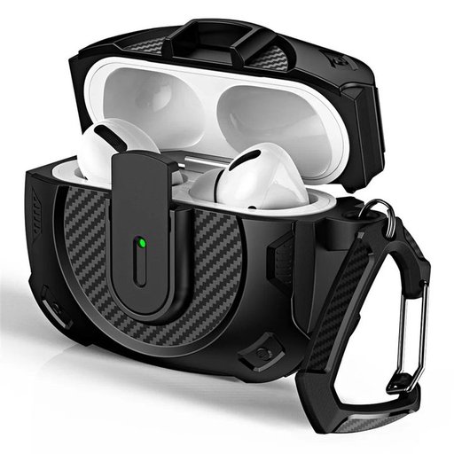 COTECi AirPods 4 كفر حماية درعي كاربون فايبر COTECi MS-022 Case