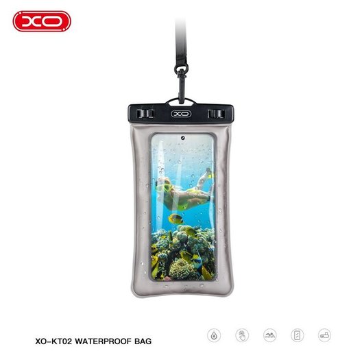 كفر XO KT02 ضد الماء IPX8 لعمق 20 متر للموبايل لغاية 7 انش XO KT02 Waterproof Case