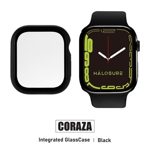 كفر ساعة هلوشور CORAZA مع حماية شاشة مدمجة حجم 45mm HaloSure Watch Case 45mm