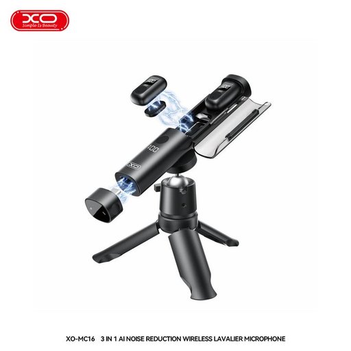 xo XO MC16 Dual Wireless Lavalier Microphone with Charging Case