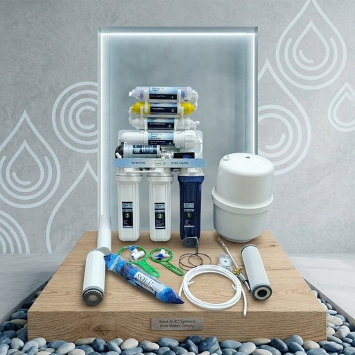 فلتر تنقية وتحلية المياه أكوا جو - 7 مراحل Aqua Jo 7-Stage RO Water Filter System