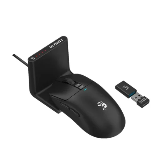 بلودي R72 Pro Duo ماوس ألعاب - أسود Bloody R72 Pro Duo Dual-Mode Wireless Gaming Mouse with PAW3395 26K Sensor - Black