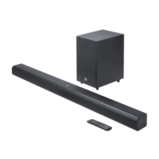 مكبر صوت JBL 3.1 مع شريط صوتي بقدرة 250 واط وتقنية Dolby Audio ومضخم صوت لاسلكي JBL Cinema SB550 3.1-Channel 250W Dolby Audio Soundbar with Wireless Subwoofer - Black