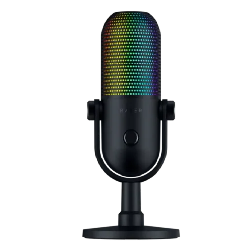 ميكروفون يو إس بي ريزر سيرين V3 كروما - أسود Razer Seiren V3 Chroma USB Microphone - Black