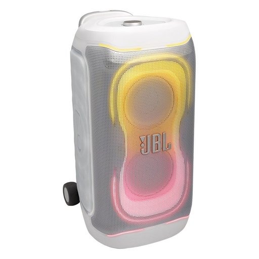 JBL مكبر صوت للحفلات بلوتوث محمول PartyBox 330 بقوة 280W مع تعزيز الصوت بالذكاء الاصطناعي، عرض إضاءة ديناميكي وبطارية 18 ساعة - أبيض JBL PartyBox 330 Portable Bluetooth Party Speaker with Lightshow - White