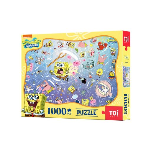 بازل سبونج بوب: حفلة الفقاعات – 1000 قطعة SpongeBob Bubble Party Puzzle - 1000 Pieces