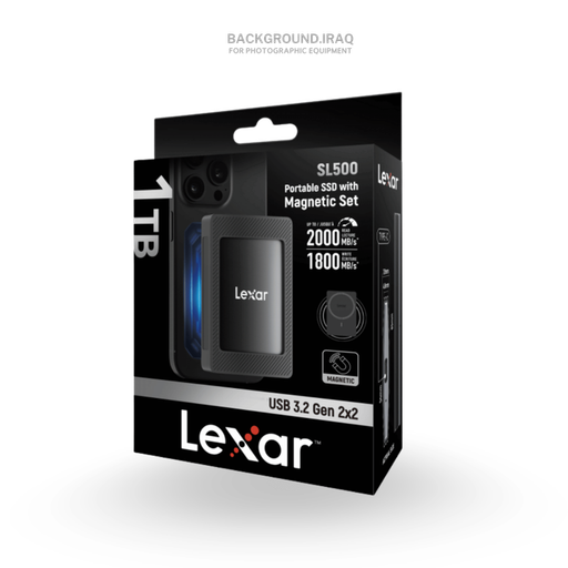 Lexar® SL500 Portable SSD with Magnetic Set 1TB & 2TB Lexar® SL500 Portable SSD with Magnetic Set 1TB & 2TB