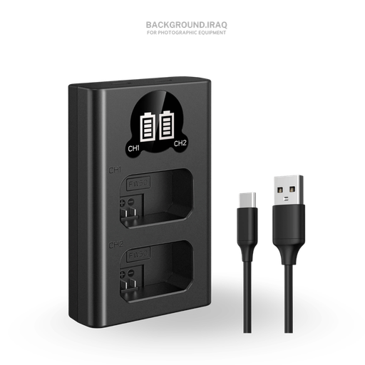 NP-FW50 Battery Charger with LCD Screen for Sony Alpha NP-FW50 Battery Charger with LCD Screen for Sony Alpha