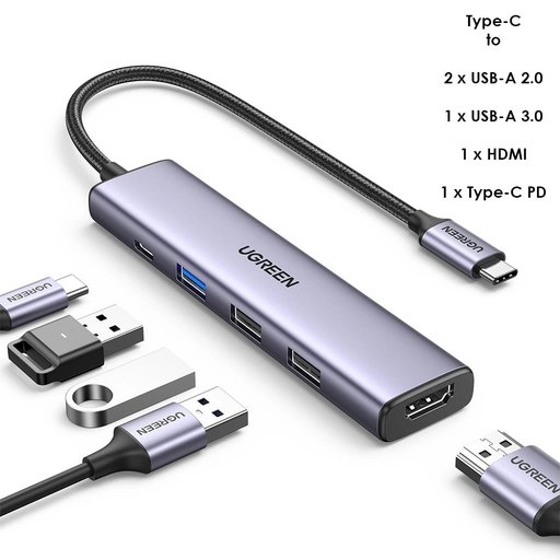 ugreen Ugreen usb-c To Hdmi Hub Adapter 100W power: 100w