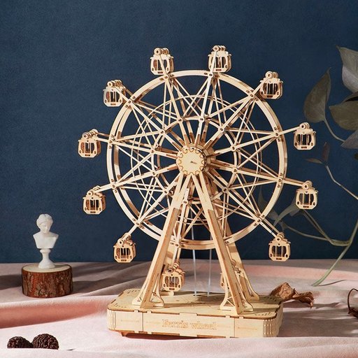 دولاب الملاهي الخشبي الموسيقي Wooden Musical Ferris Wheel