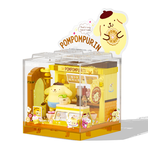 مكعبات بومبومبورين – متجر الحلويات Pompompurin Dessert Shop Building Blocks