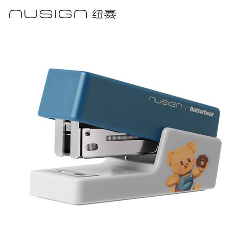 كباسة زرقاء بشخصية الدب اللطيف Cute Bear Blue Stapler