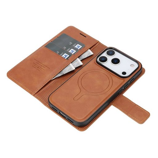 كفر دفتري ماك سيف قابل للفصل مع محفظة لجهاز ايفون 17 برو Dekker Case iPhone 17 Pro