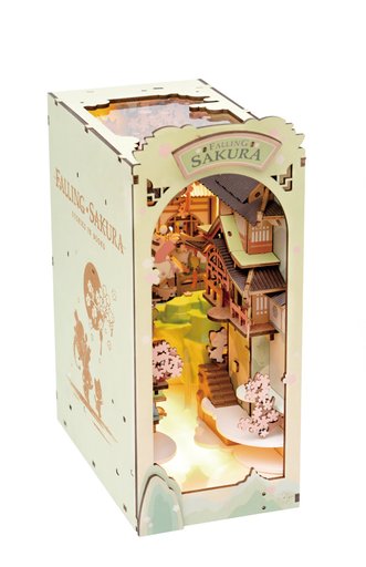زاوية الكتب – سقوط أزهار الساكورا Falling Sakura Blossoms Book Nook